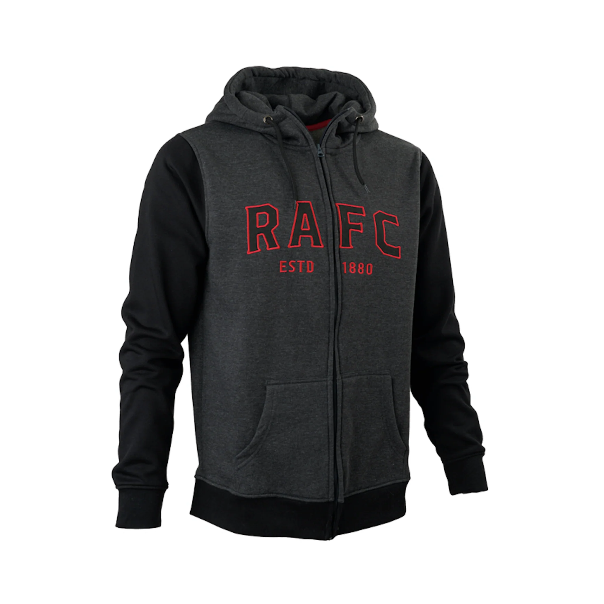 Royal Antwerp FC 'RAFC' Zipped Hoodie Donkergrijs - Image 6