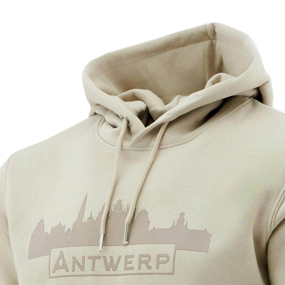 Royal Antwerp FC 'Skyline' Hoodie Beige - Image 5