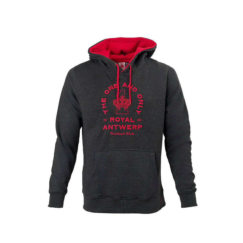 Royal Antwerp FC 'The One and Only' Hoodie Donkergrijs - Image 2