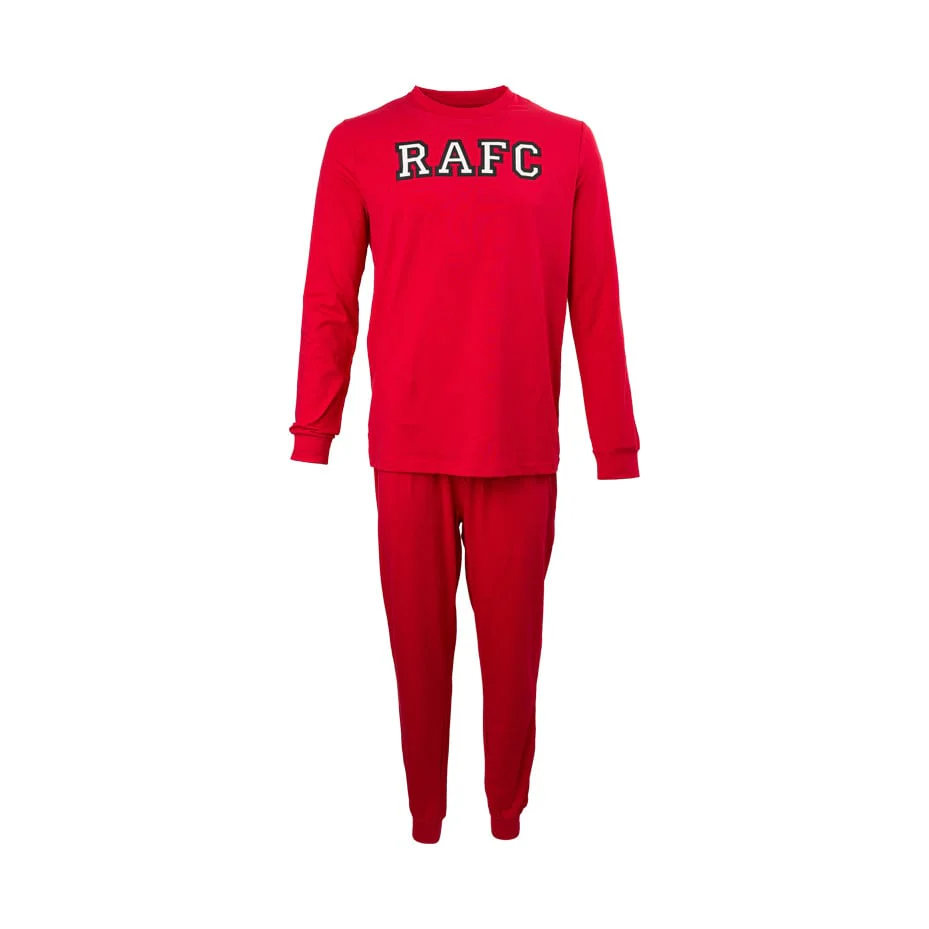 Royal Antwerp Pyjama rood met monochroom logo - Image 3