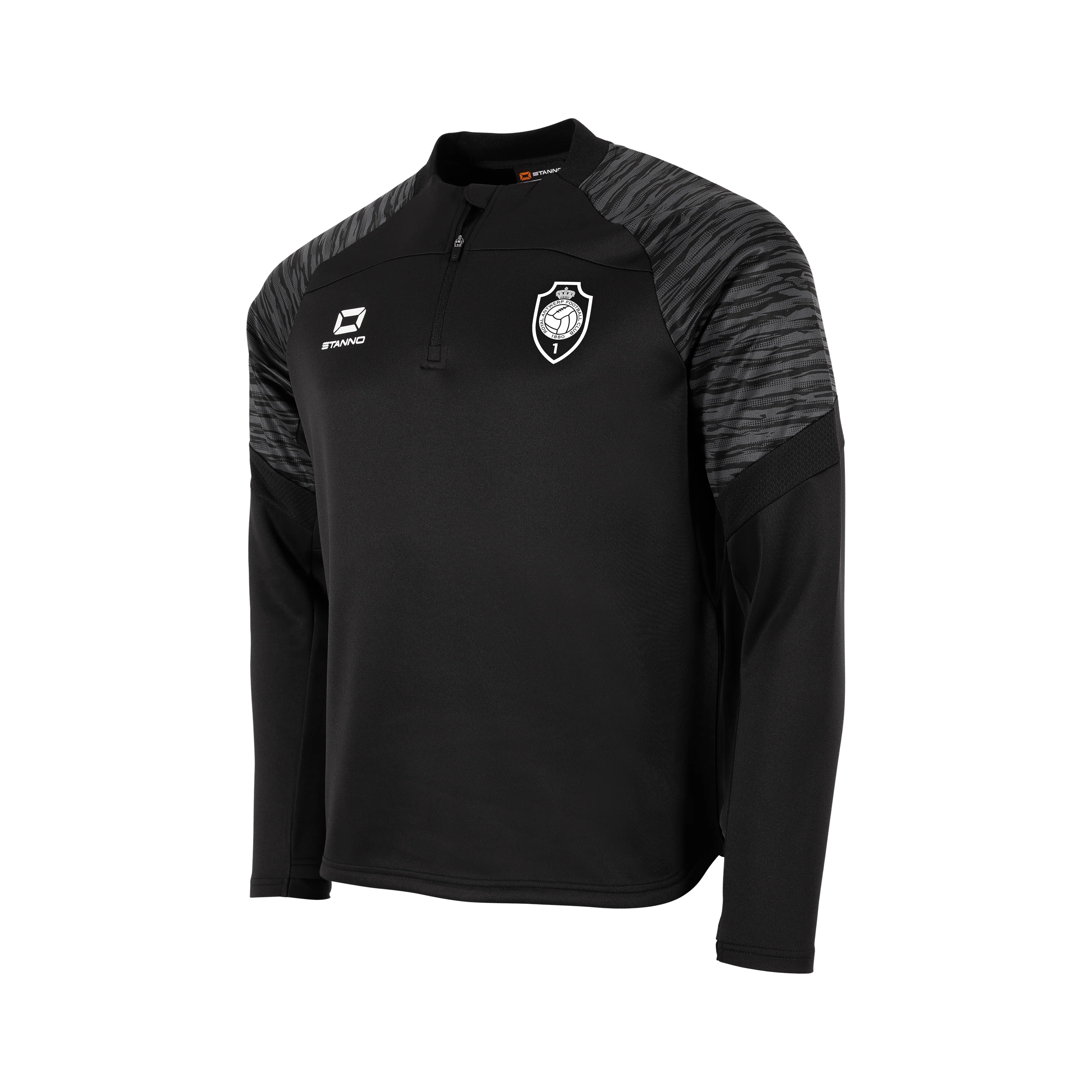 Royal Antwerp FC Quarter Zip Top Zwart - Junior - Image 3