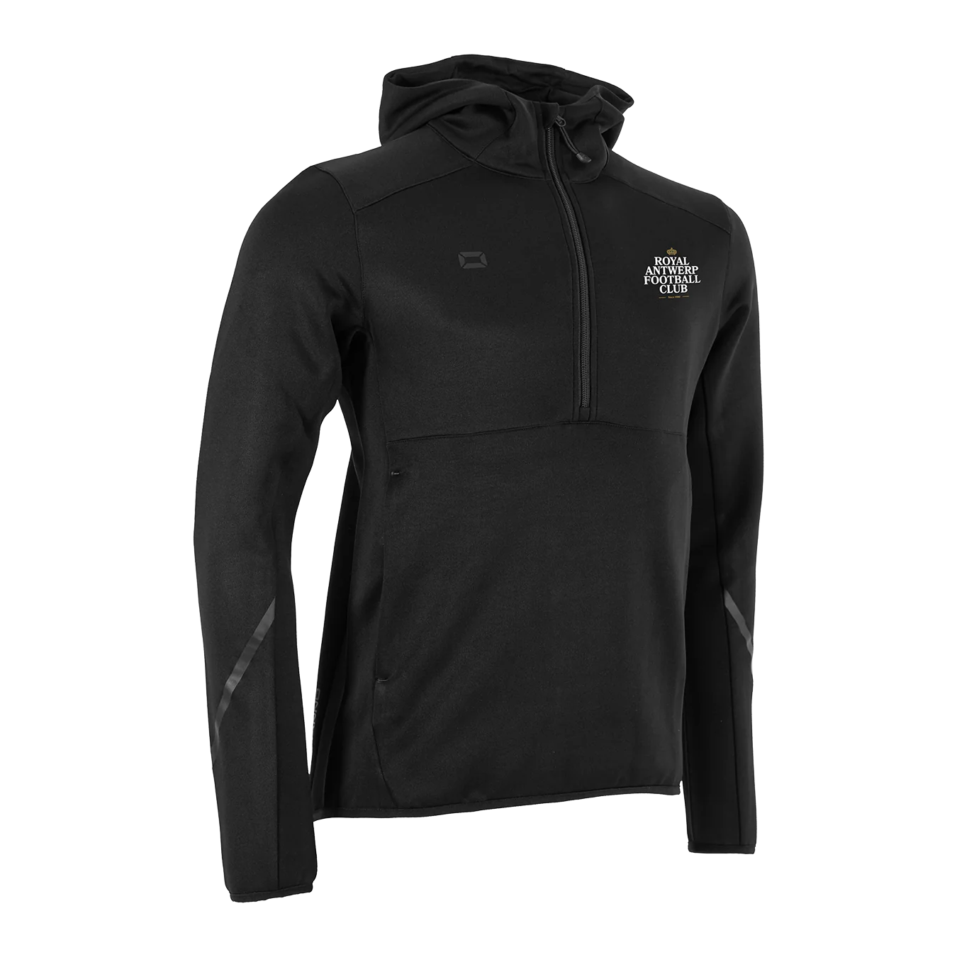 Royal Antwerp FC base Half Hooded Zip Zwart