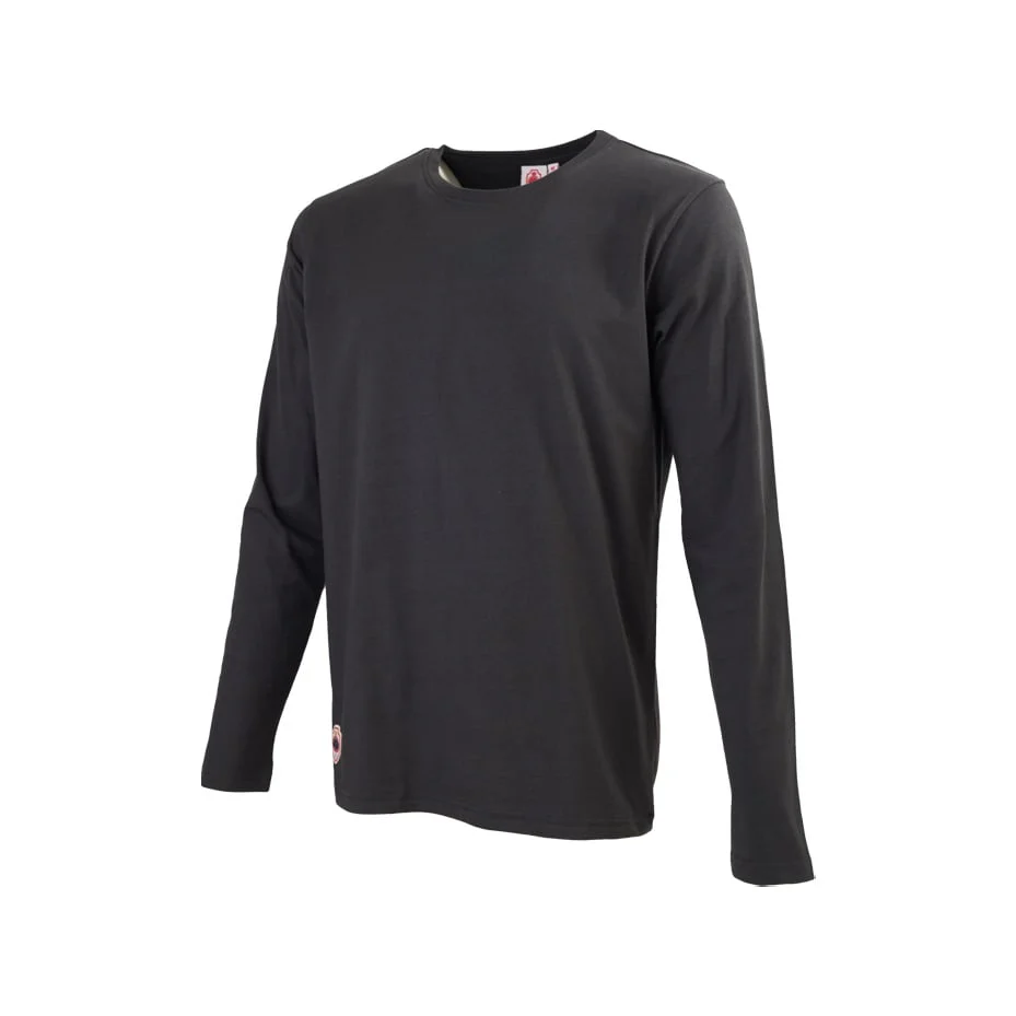 Royal Antwerp T-shirt Long Sleeve Rugprint - Antracite - Image 4