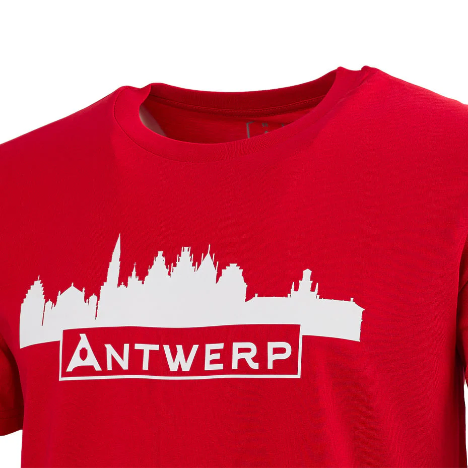 Royal Antwerp FC 'Skyline' T-Shirt Rood - Image 2