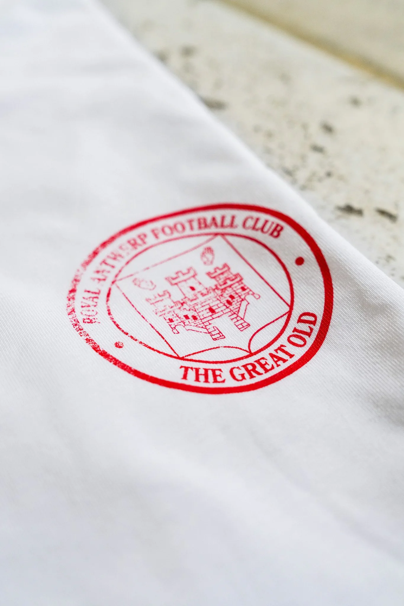 Royal Antwerp T-shirt Wit - stempel The Great Old - Image 2