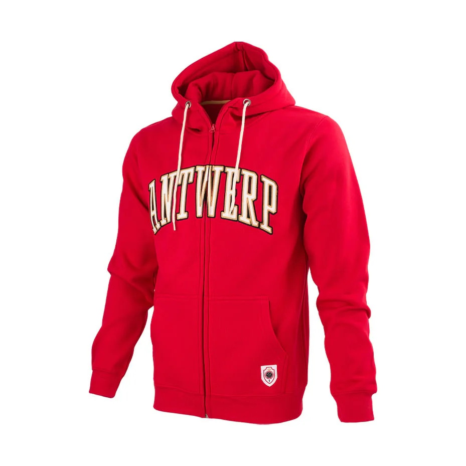 Royal Antwerp FC Zipped 'Antwerp' Hoodie Rood - Image 3